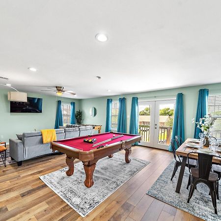 Nr Beach Pier Oasis Game Tables Yard Bbq Galveston Esterno foto
